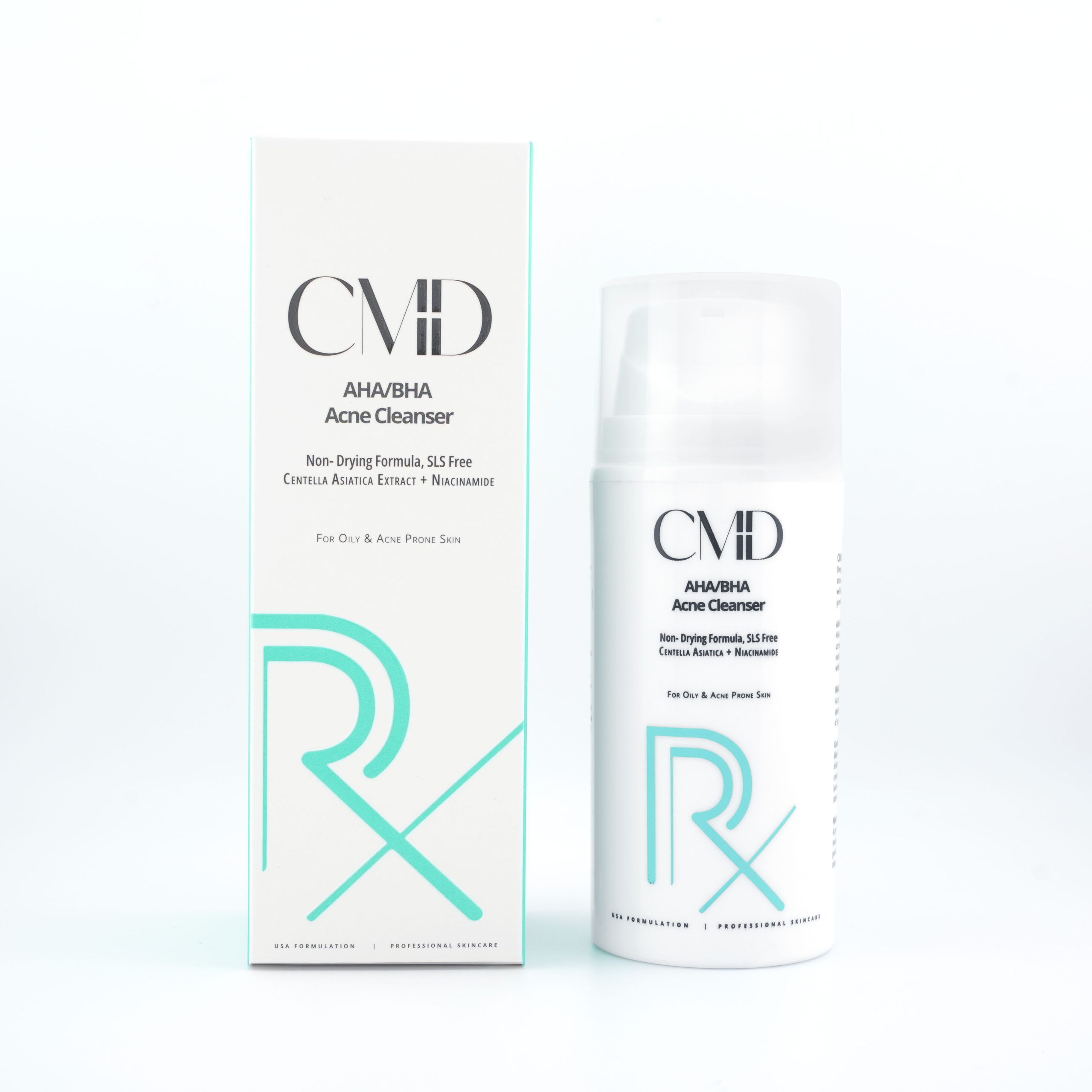 cmd AHA BHA acne cleanser